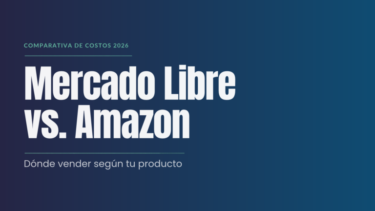Mercado Libre vs. Amazon: dónde vender según tu producto
